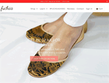 Tablet Screenshot of fuchsiashoes.com